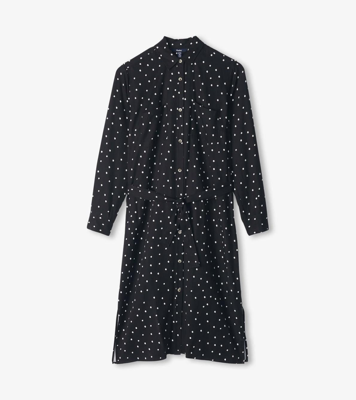 Hatley Dresses | Women Midi Shirt Dress - Classic Spots