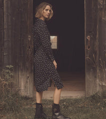 Hatley Dresses | Women Midi Shirt Dress - Classic Spots