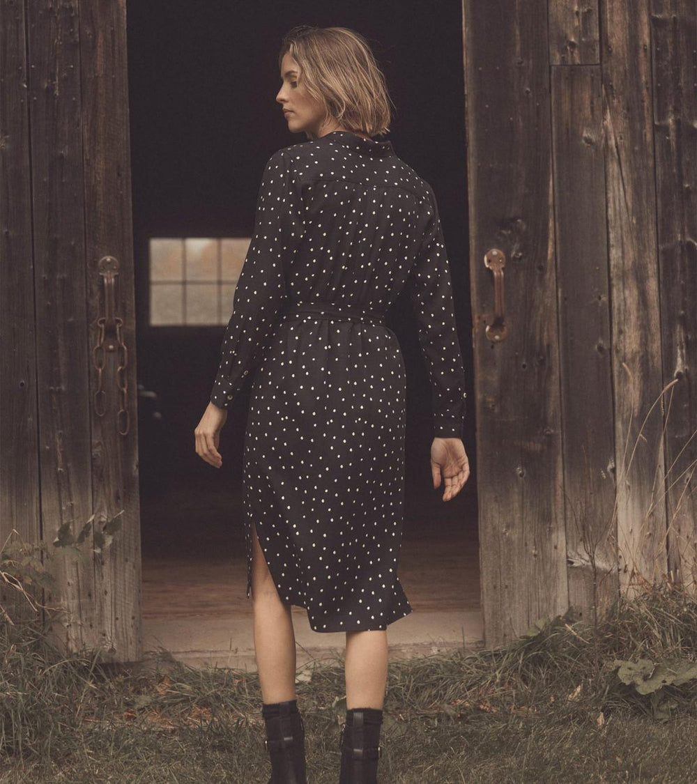 Hatley Dresses | Women Midi Shirt Dress - Classic Spots