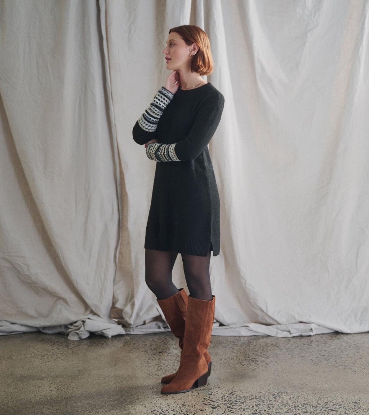 Hatley Dresses | Women Sadie Sweater Dress - Black