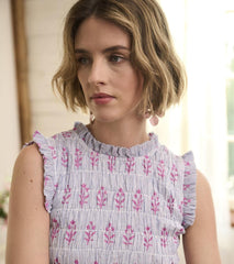 Hatley Dresses | Women Smocked Maxi Dress - Wildflower Seersucker