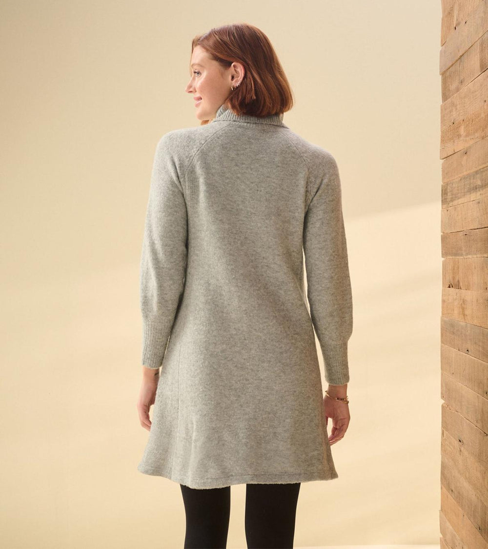 Hatley Dresses | Women Swing Sweater Dress - Grey Heather