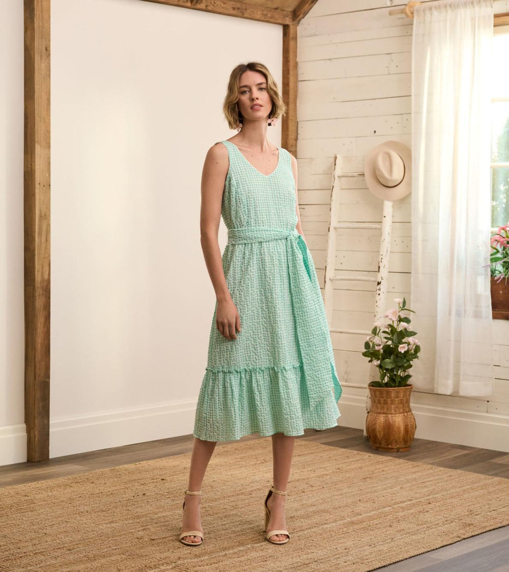Hatley Dresses | Women Sydney Midi Dress - Beveled Glass Gingham