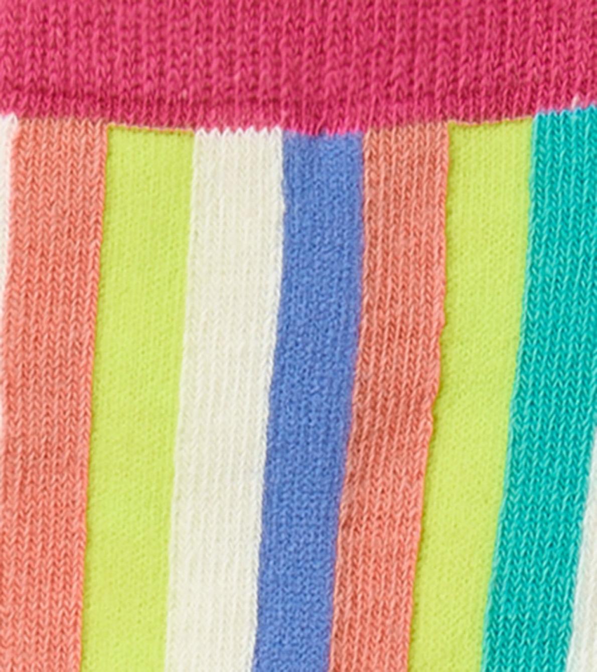 Hatley Footwear | Girls Rainbow Stripes Crew Socks