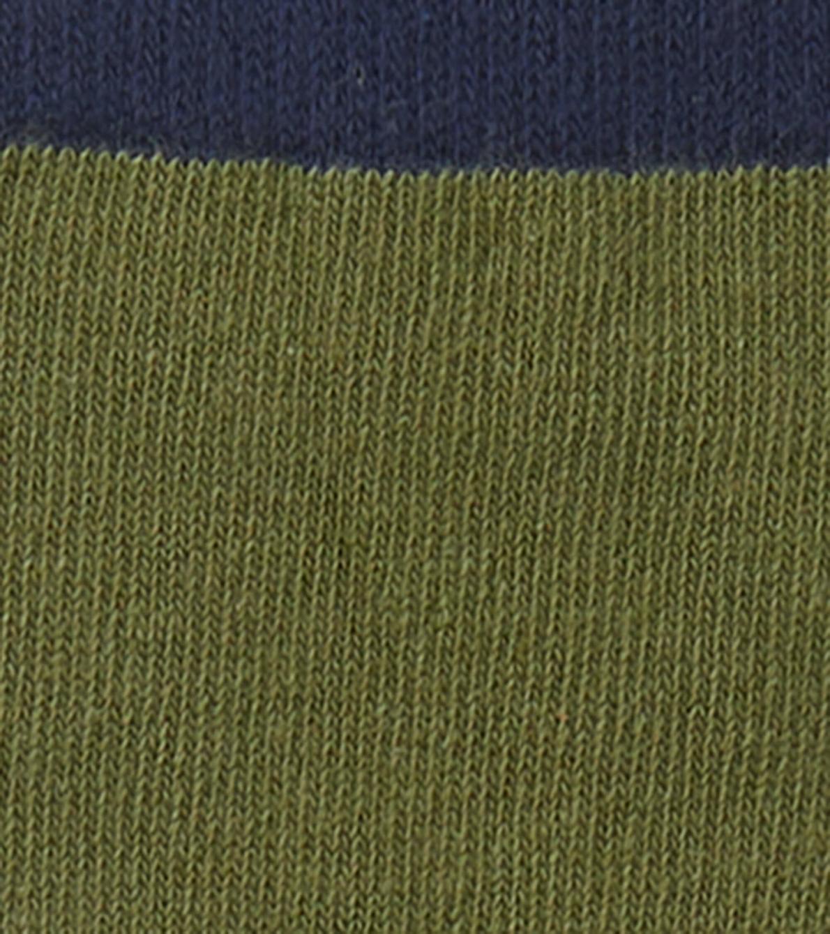 Hatley Footwear | Girls/Boys Green &amp; Navy Crew Socks