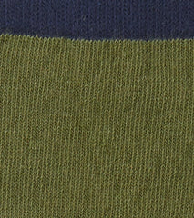 Hatley Footwear | Girls/Boys Green &amp; Navy Crew Socks