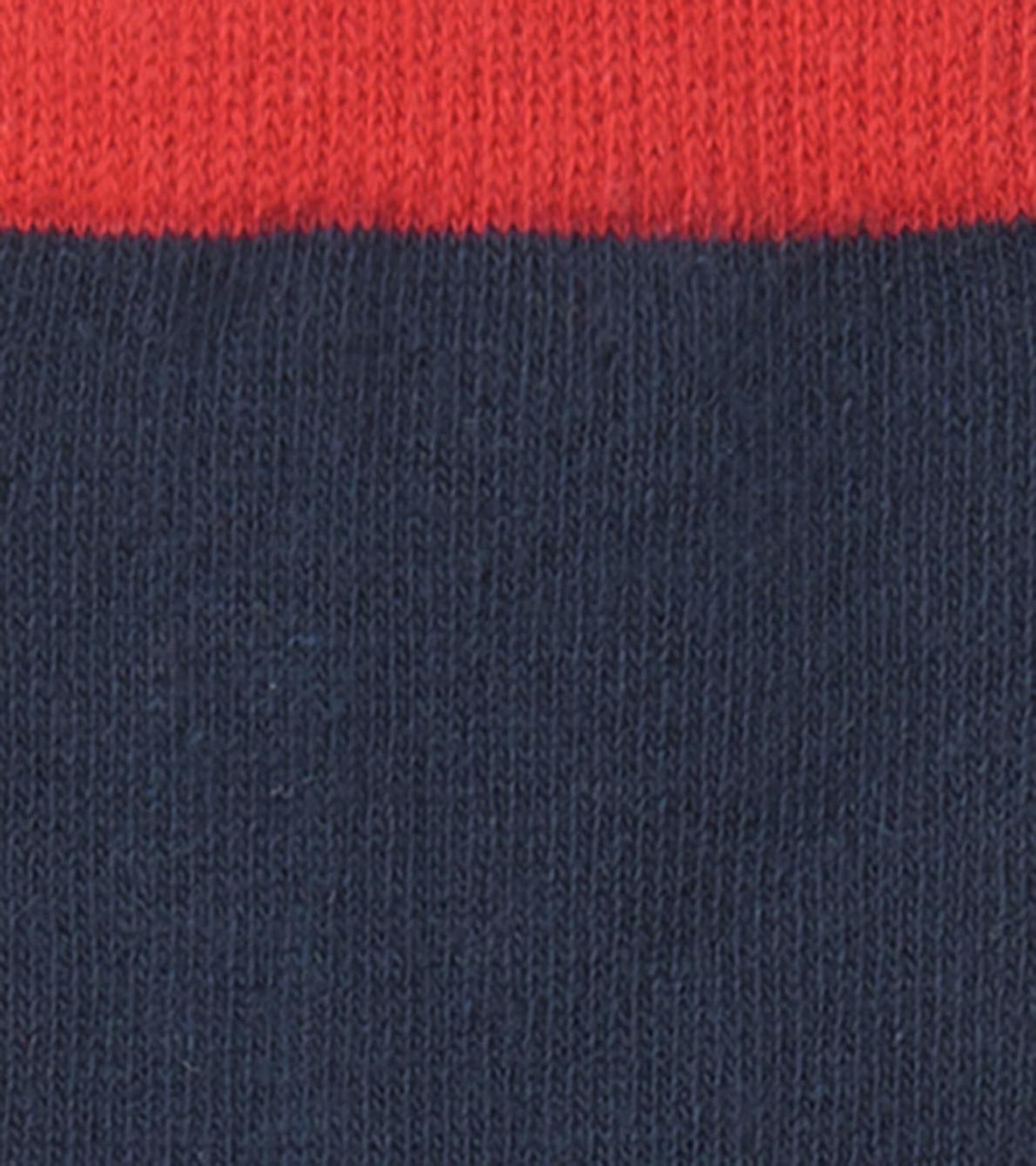 Hatley Footwear | Girls/Boys Navy &amp; Red Crew Socks