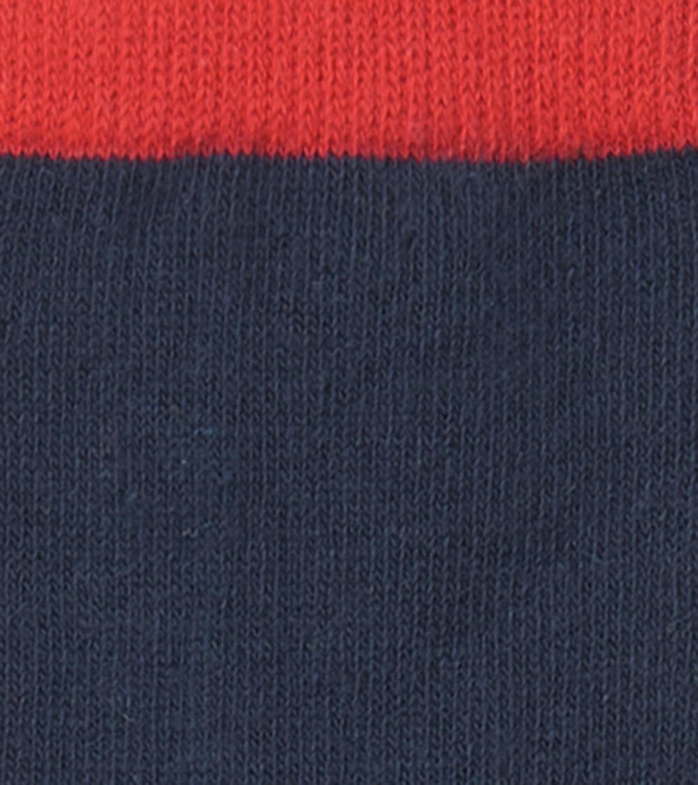 Hatley Footwear | Girls/Boys Navy &amp; Red Crew Socks