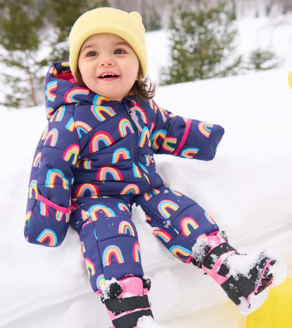 Hatley Outerwear | Baby &amp; Toddler Vibrant Rainbows Baby Snowsuit