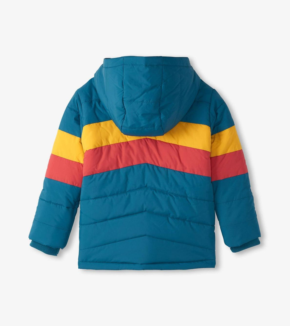 Hatley Outerwear | Boys Boys Aspen Colour Block Puffer Jacket