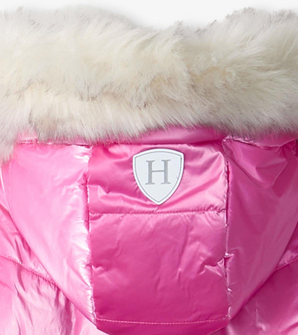 Hatley Outerwear | Girls Pink Star Puffer Jacket