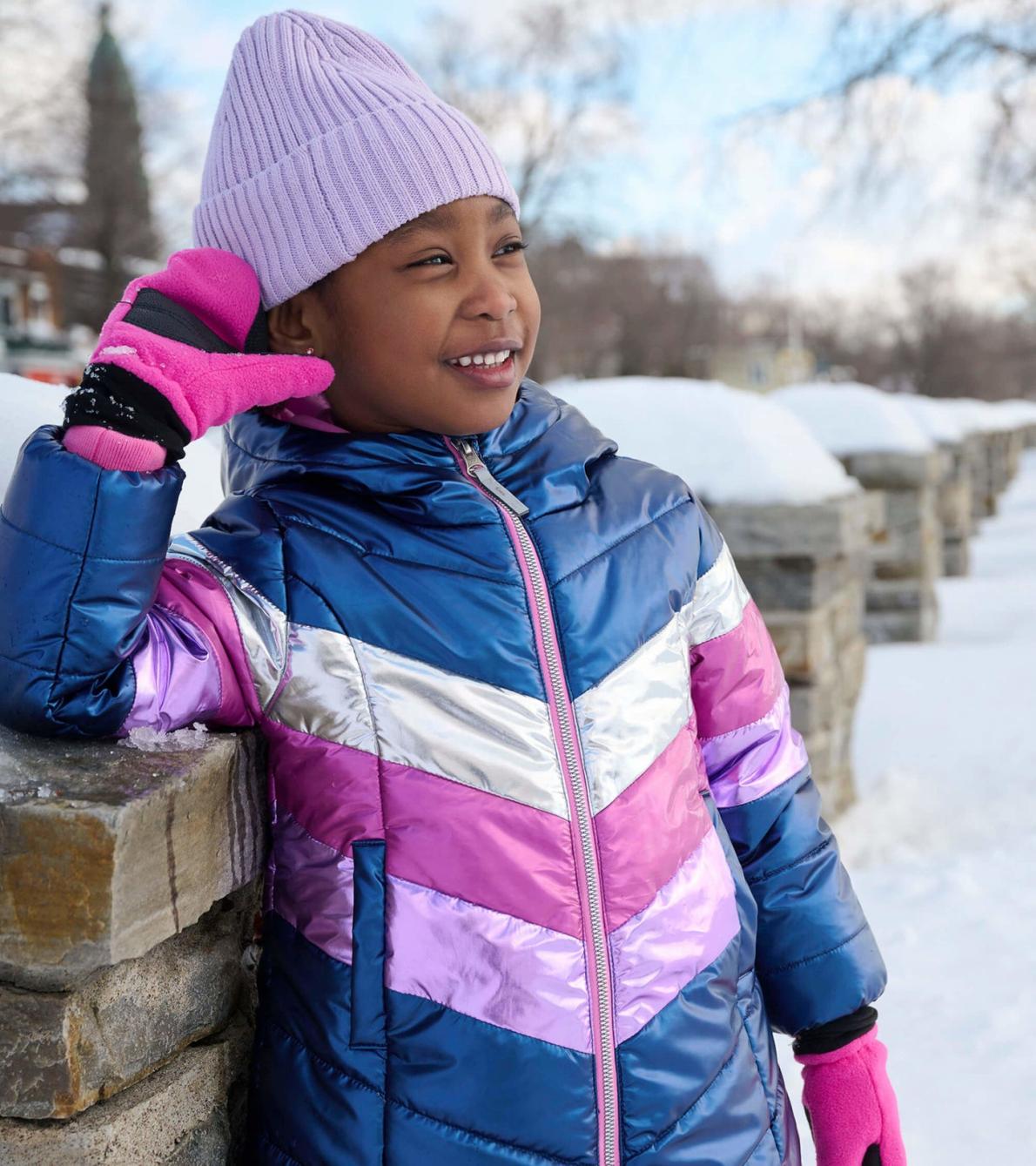 Hatley Outerwear | Girls Rainbows Puffer Jacket