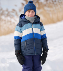 Hatley Outerwear | Girls/Boys Black &amp; Blue Puffer Jacket