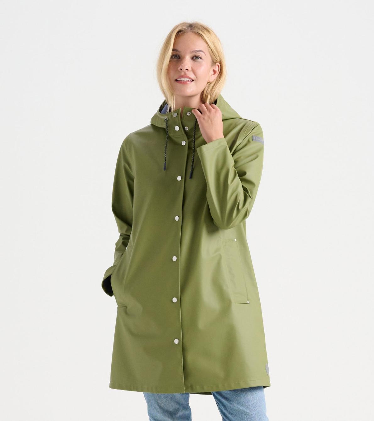 Hatley Outerwear | Women Newport Rain Jacket - Loden Green