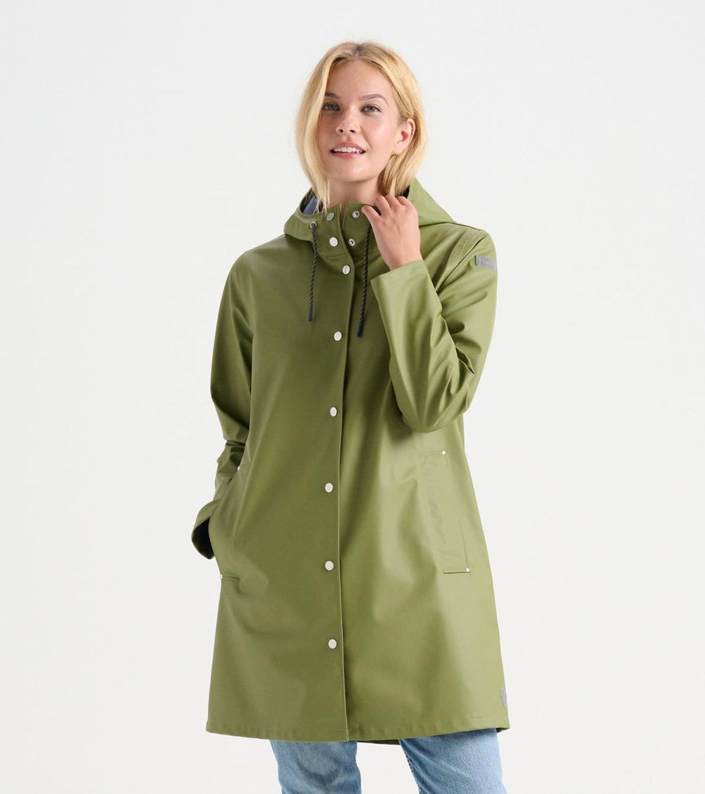 Hatley Outerwear | Women Newport Rain Jacket - Loden Green