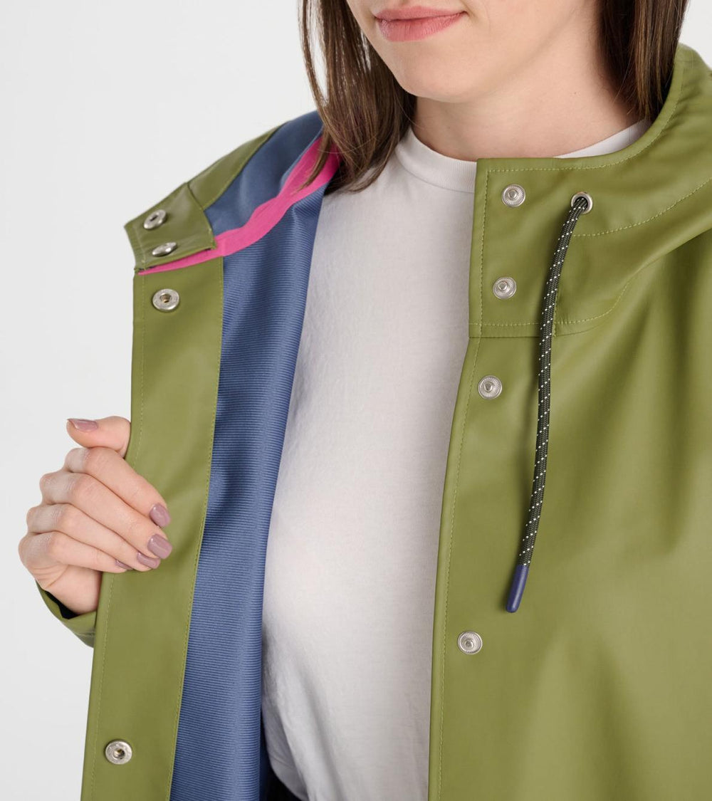 Hatley Outerwear | Women Newport Rain Jacket - Loden Green
