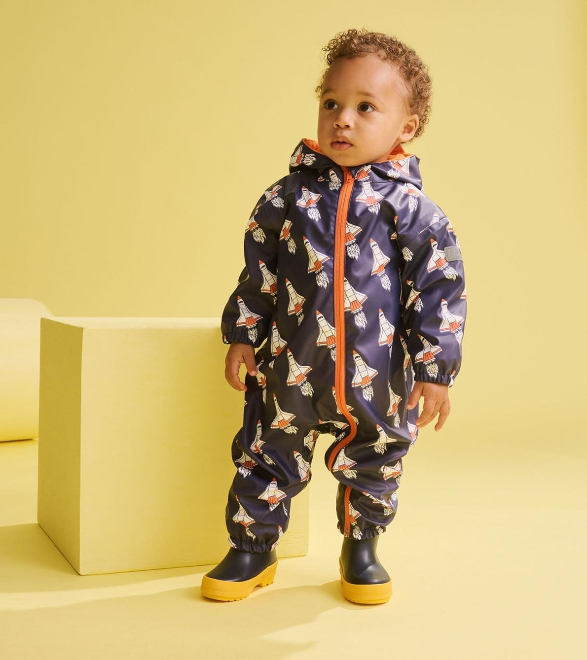 Hatley Rainwear | Baby &amp; Toddler Baby Boys Space Shuttles Rain Suit