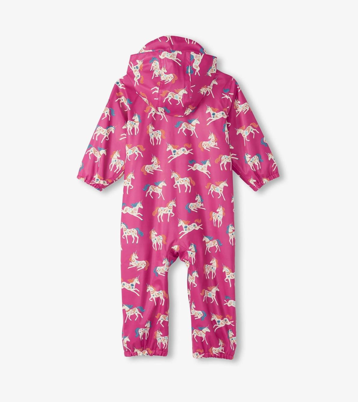Hatley Rainwear | Baby &amp; Toddler Baby Girls Folksy Unicorns Rain Suit