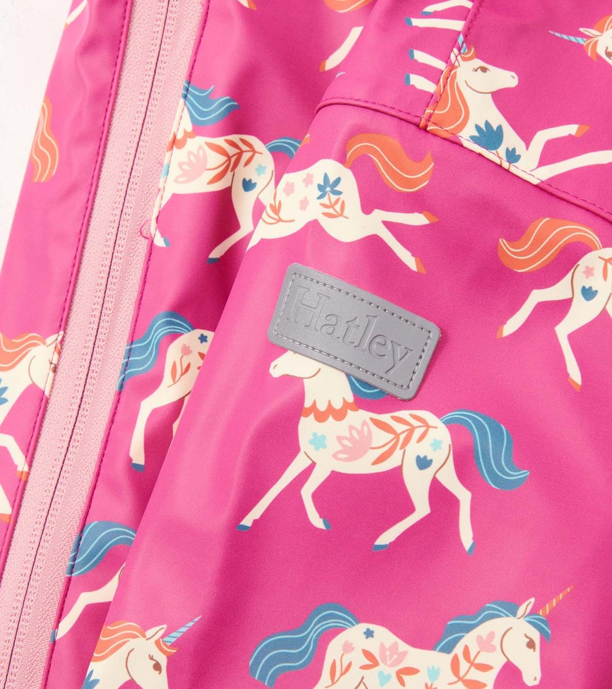 Hatley Rainwear | Baby &amp; Toddler Baby Girls Folksy Unicorns Rain Suit
