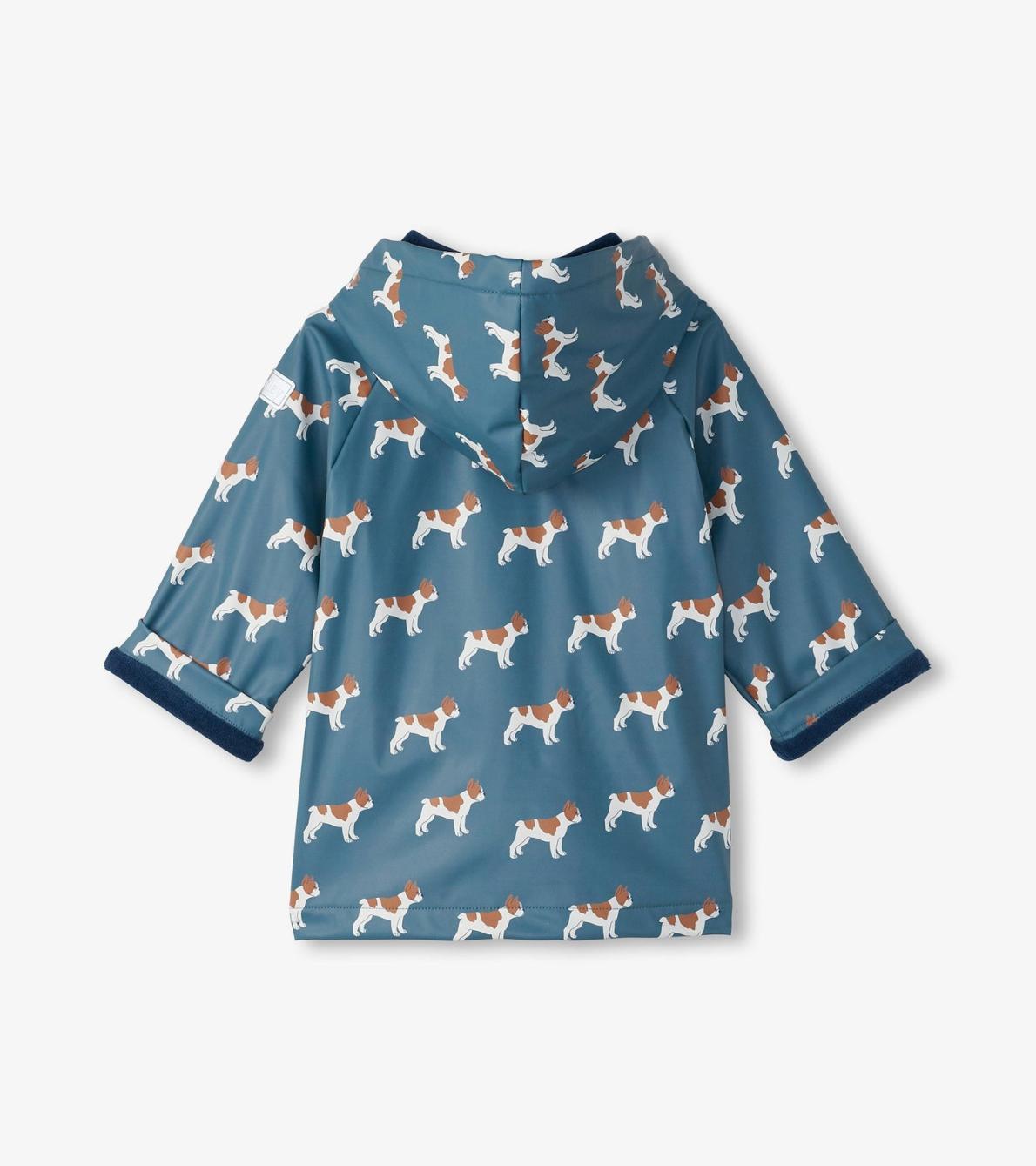 Hatley Rainwear | Baby &amp; Toddler Baby &amp; Toddler Boys French Bulldogs Button-Up Rain Jacket