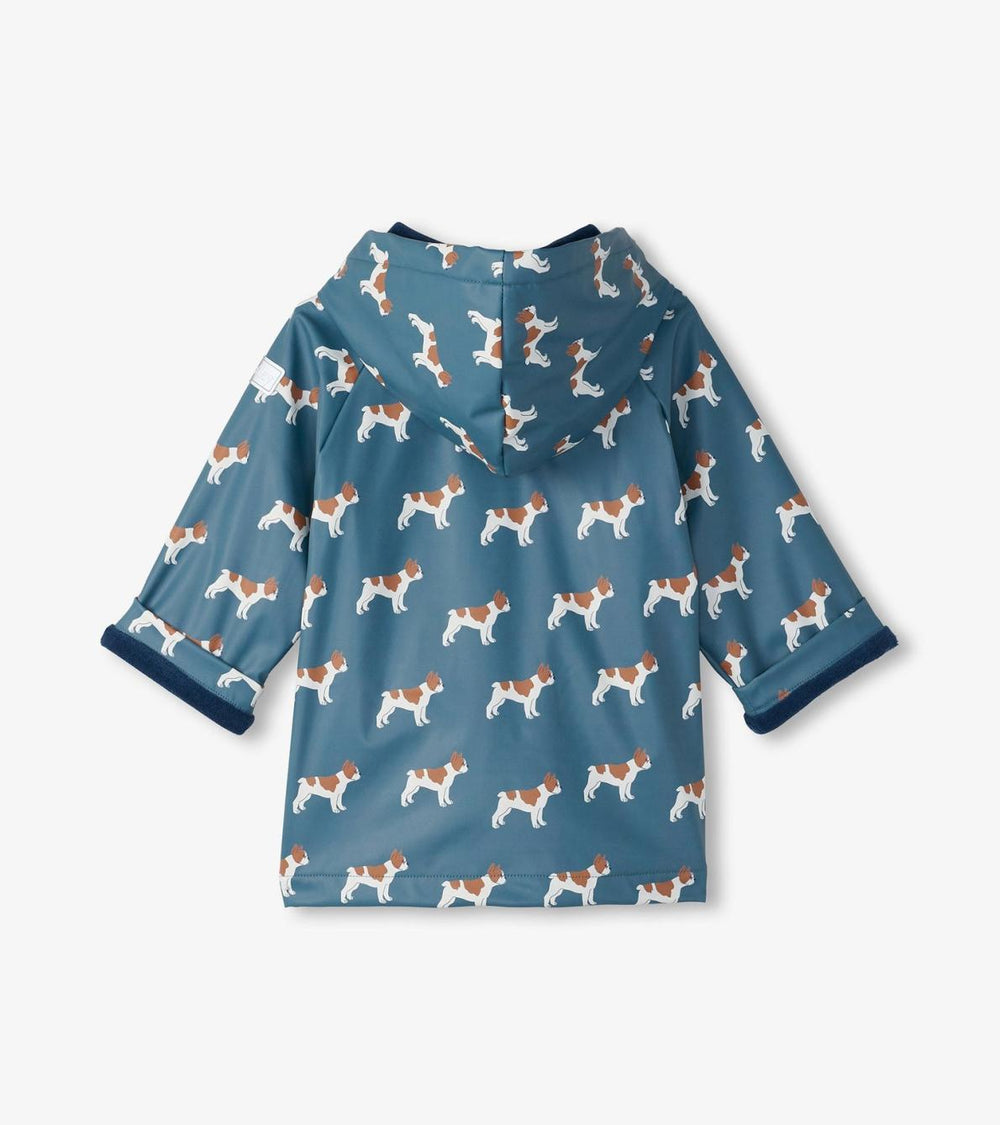 Hatley Rainwear | Baby &amp; Toddler Baby &amp; Toddler Boys French Bulldogs Button-Up Rain Jacket