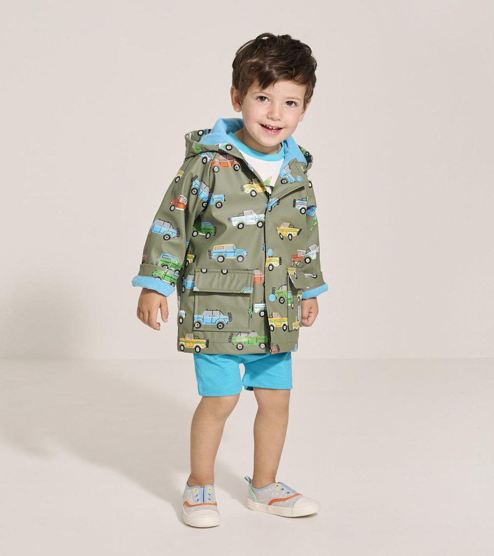 Hatley Rainwear | Baby &amp; Toddler Baby &amp; Toddler Boys Off-Roading Button-Up Rain Jacket