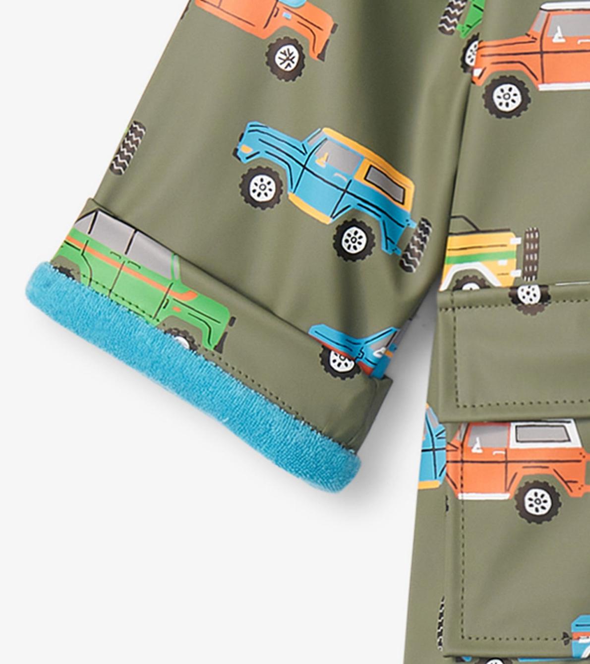 Hatley Rainwear | Baby &amp; Toddler Baby &amp; Toddler Boys Off-Roading Button-Up Rain Jacket