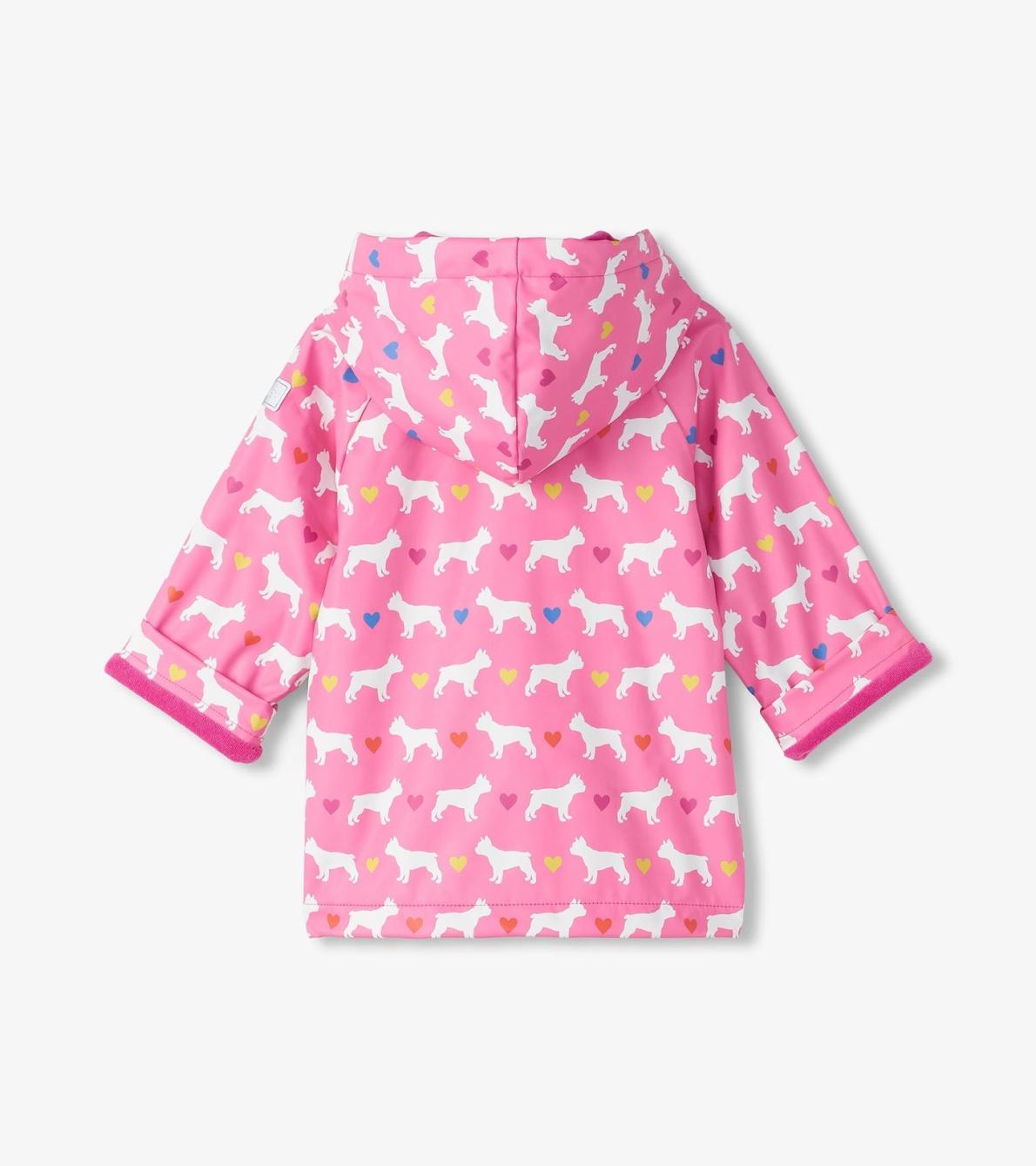 Hatley Rainwear | Baby &amp; Toddler Baby &amp; Toddler Girls French Bulldogs Button-Up Rain Jacket