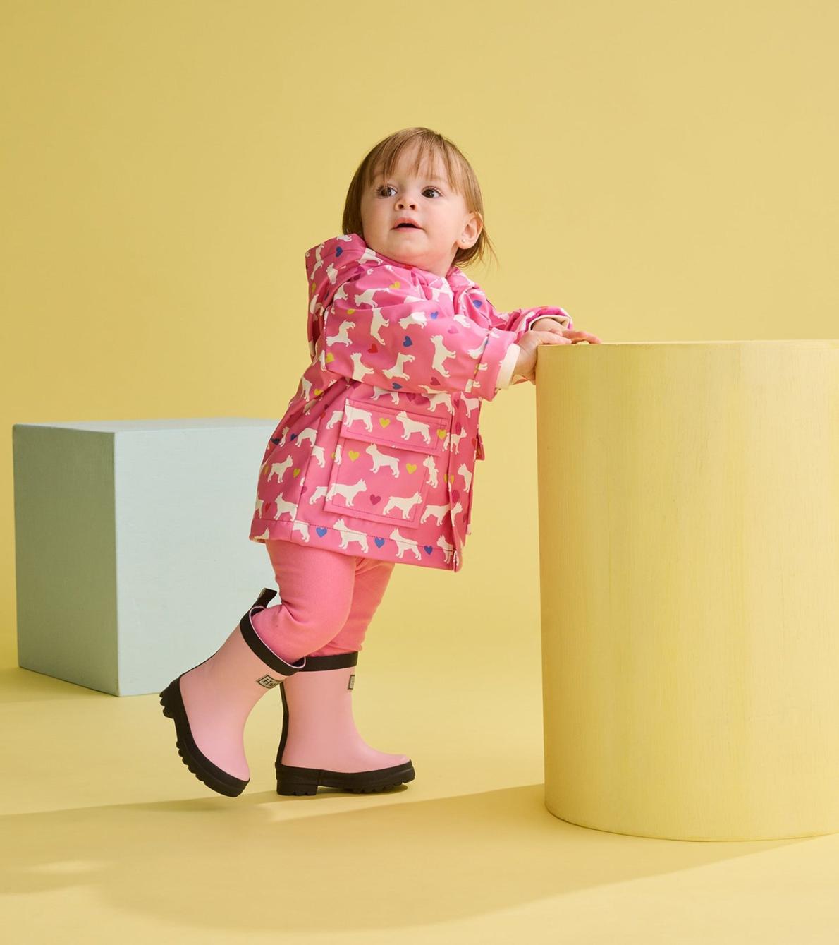 Hatley Rainwear | Baby &amp; Toddler Baby &amp; Toddler Girls French Bulldogs Button-Up Rain Jacket