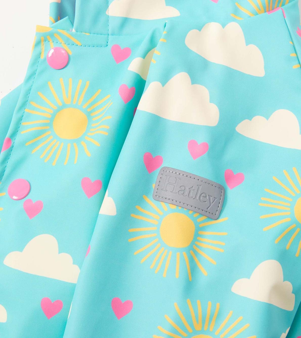 Hatley Rainwear | Baby &amp; Toddler Baby &amp; Toddler Girls Happy Skies Button-Up Rain Jacket