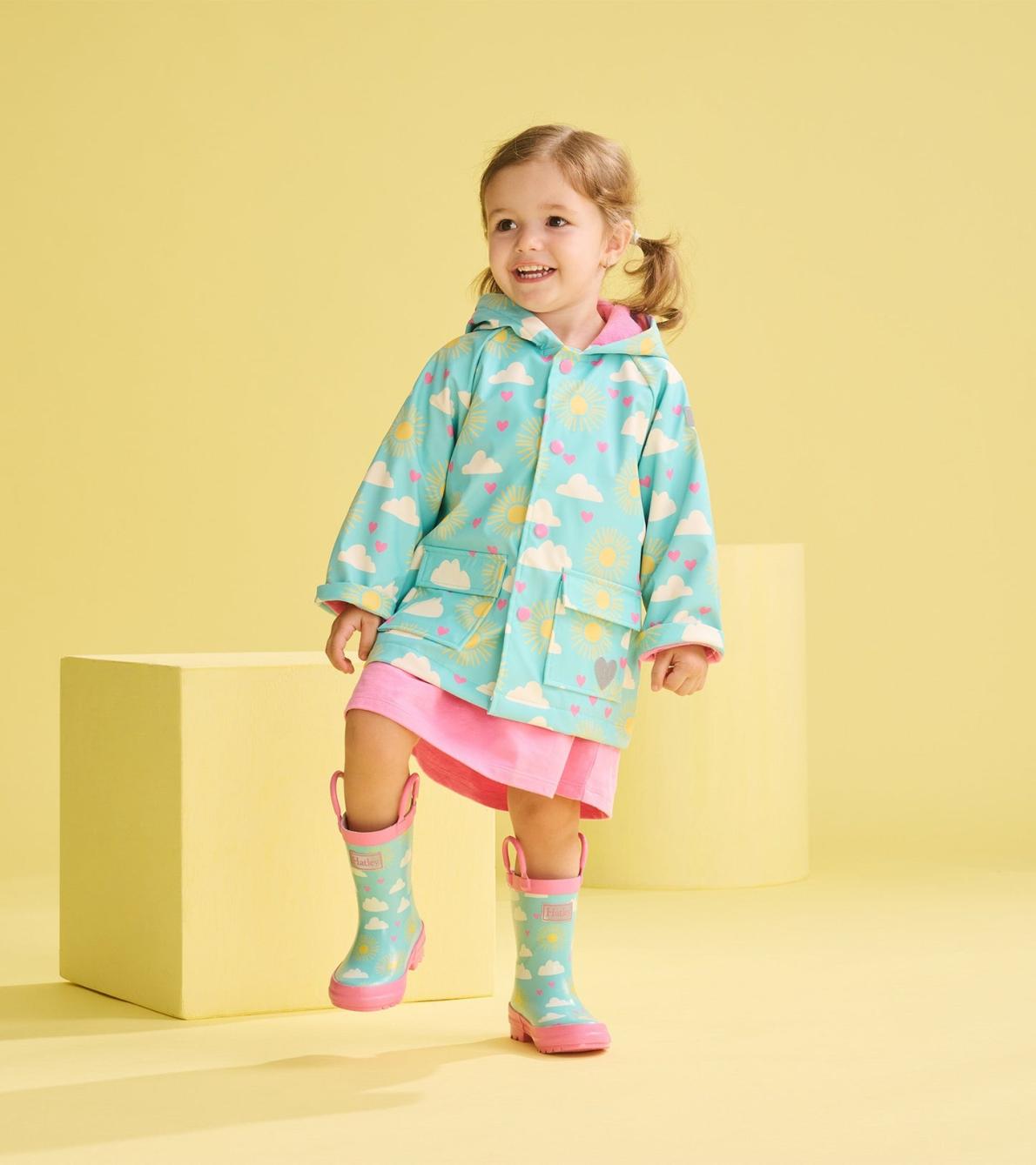 Hatley Rainwear | Baby &amp; Toddler Toddler Girls Happy Skies Rain Boots