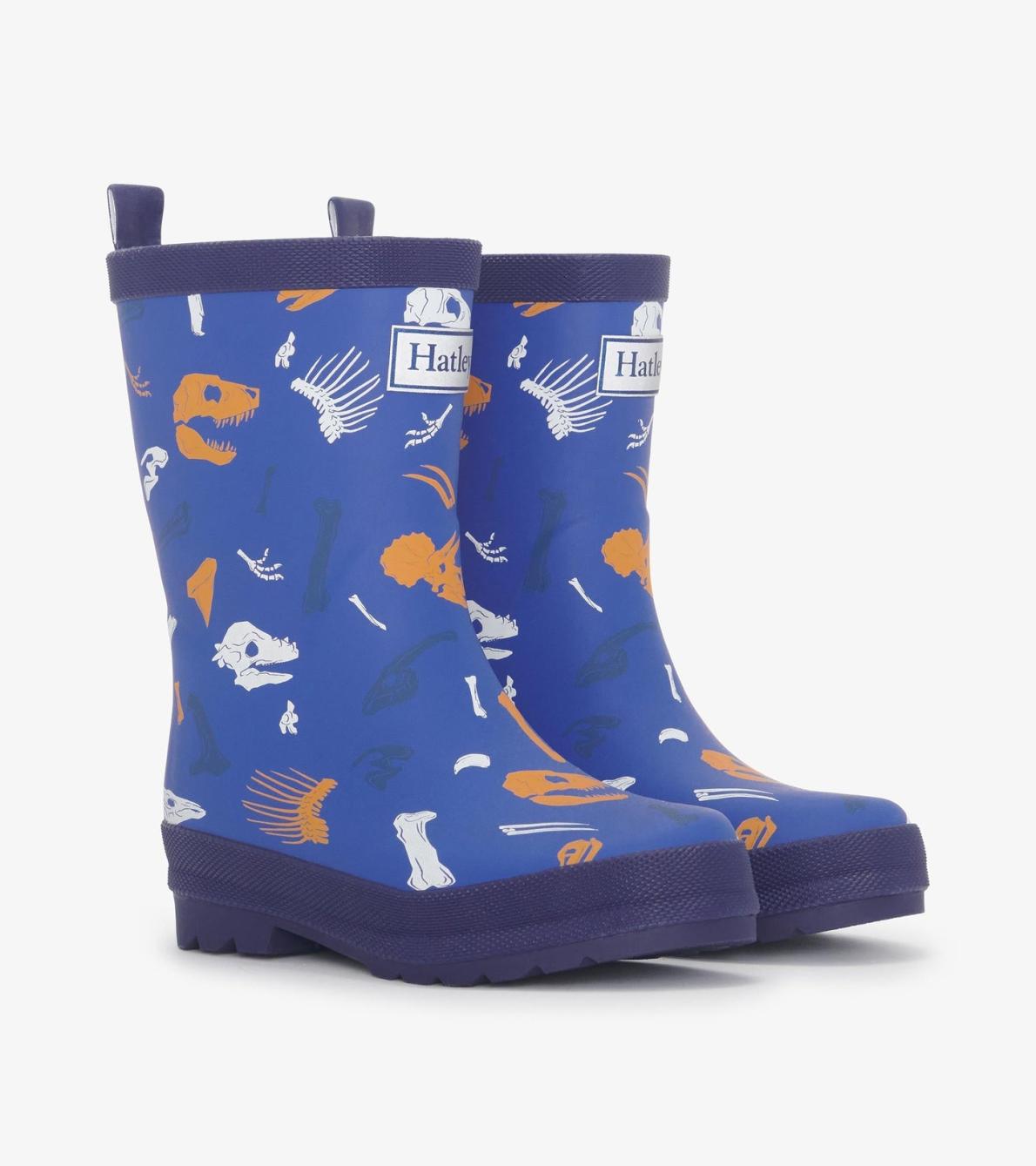 Hatley Rainwear | Boys Boys Dino Fossils Matte Rain Boots