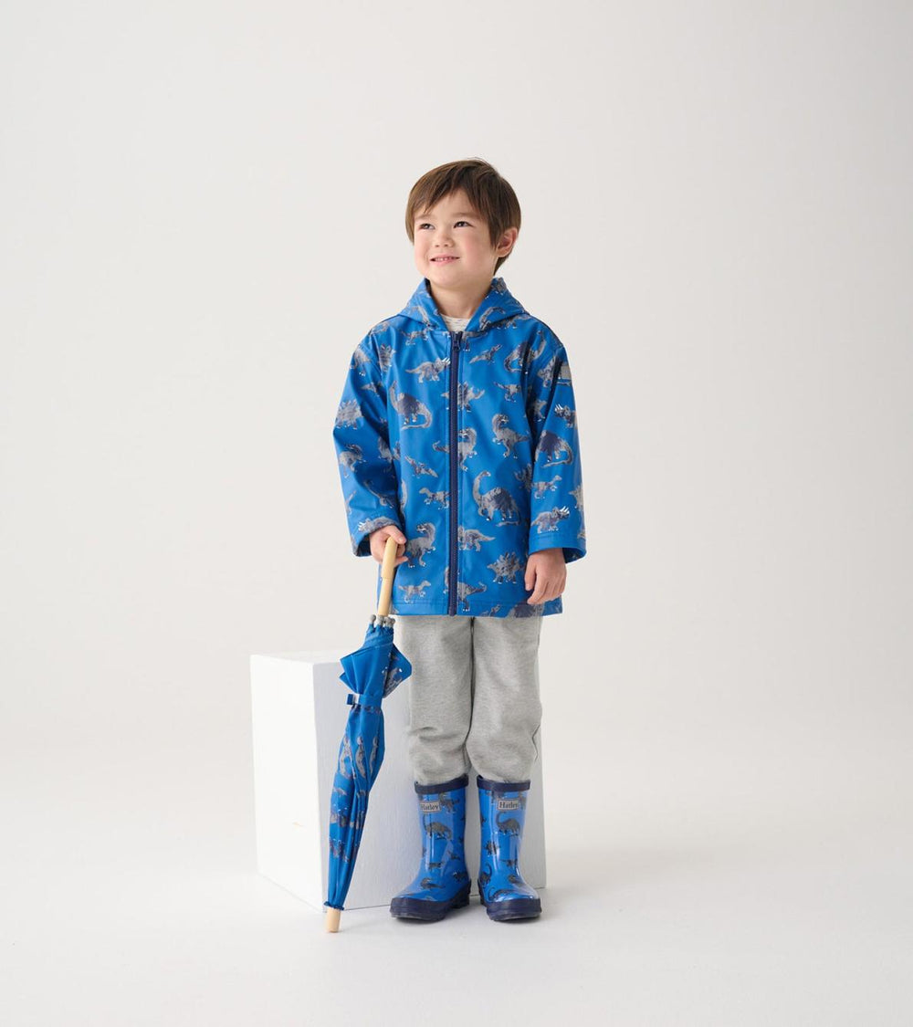 Hatley Rainwear | Boys Boys Dinosaur Zip-Up Rain Jacket
