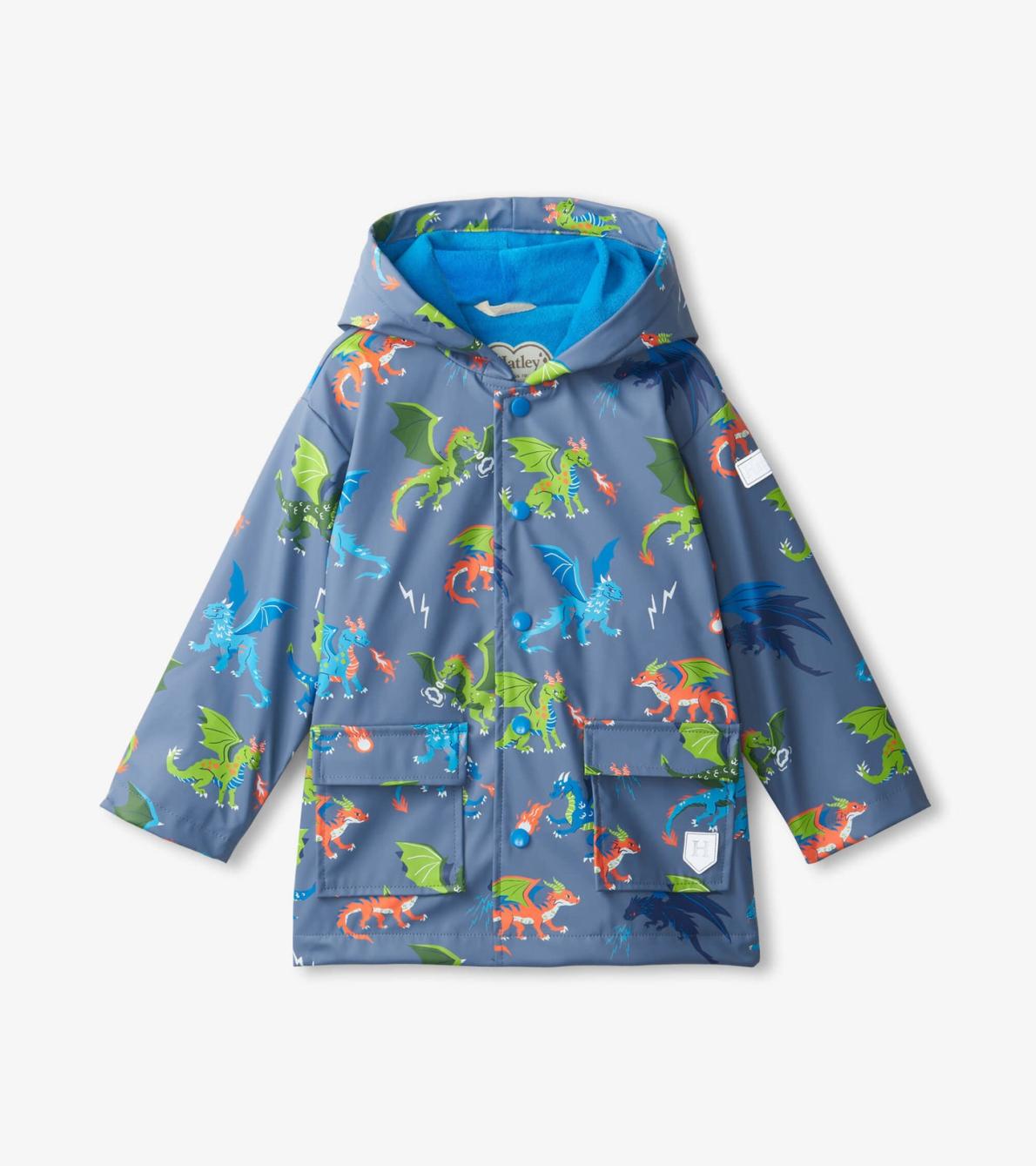 Hatley Rainwear | Boys Boys Dragon Realm Button-Up Rain Jacket
