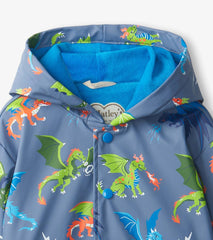 Hatley Rainwear | Boys Boys Dragon Realm Button-Up Rain Jacket