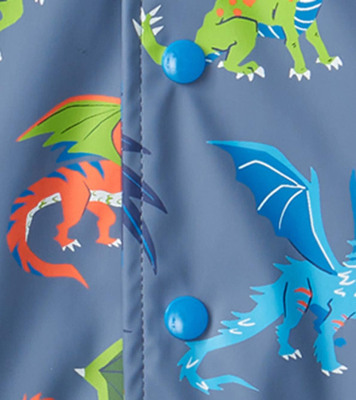 Hatley Rainwear | Boys Boys Dragon Realm Button-Up Rain Jacket