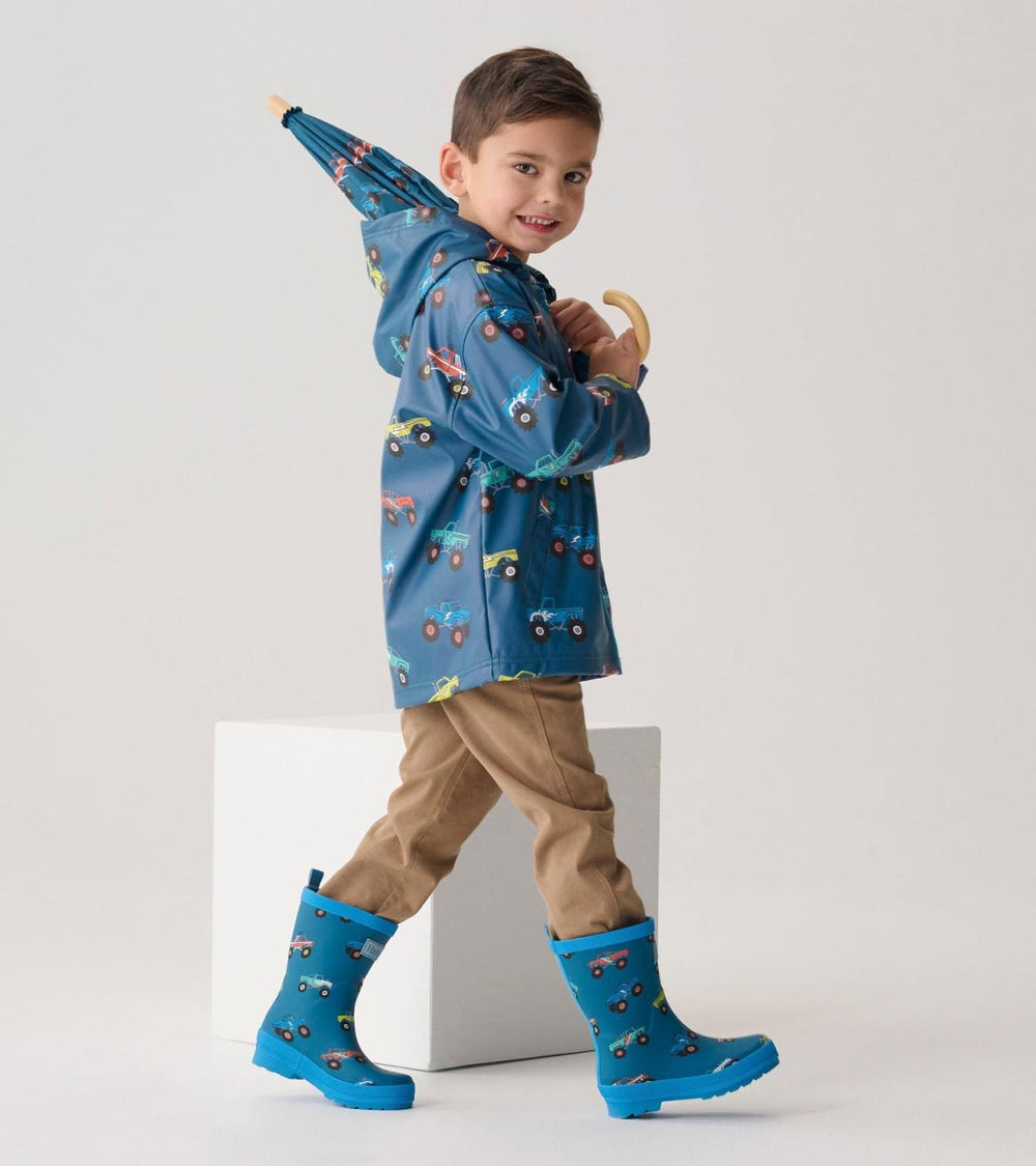 Hatley Rainwear | Boys Boys Monster Trucks Matte Rain Boots