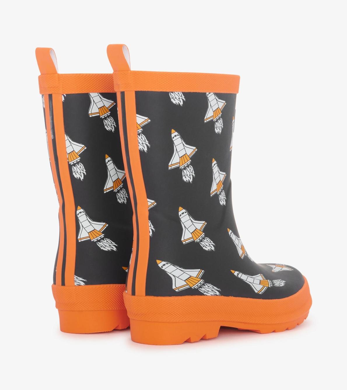 Hatley Rainwear | Boys Boys Space Shuttles Matte Rain Boots