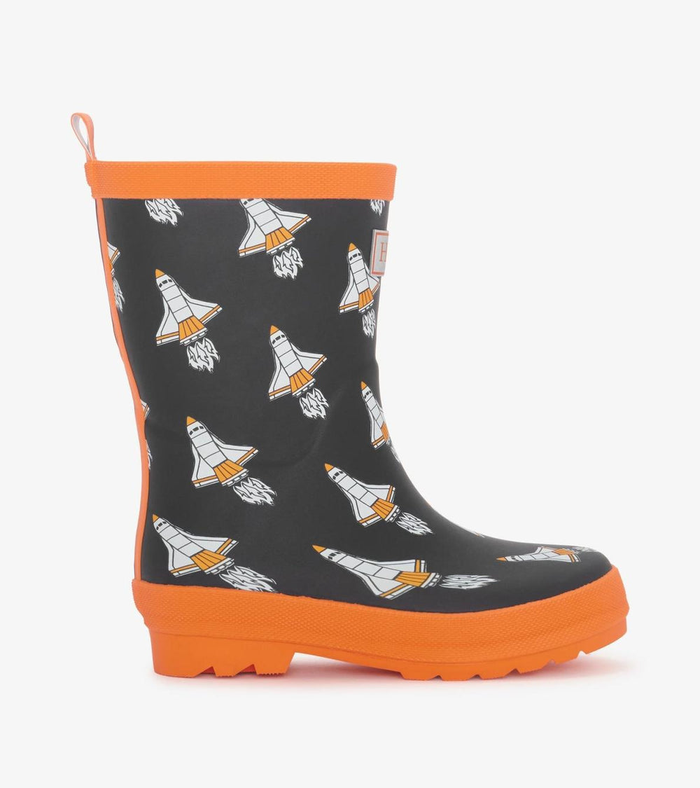 Hatley Rainwear | Boys Boys Space Shuttles Matte Rain Boots