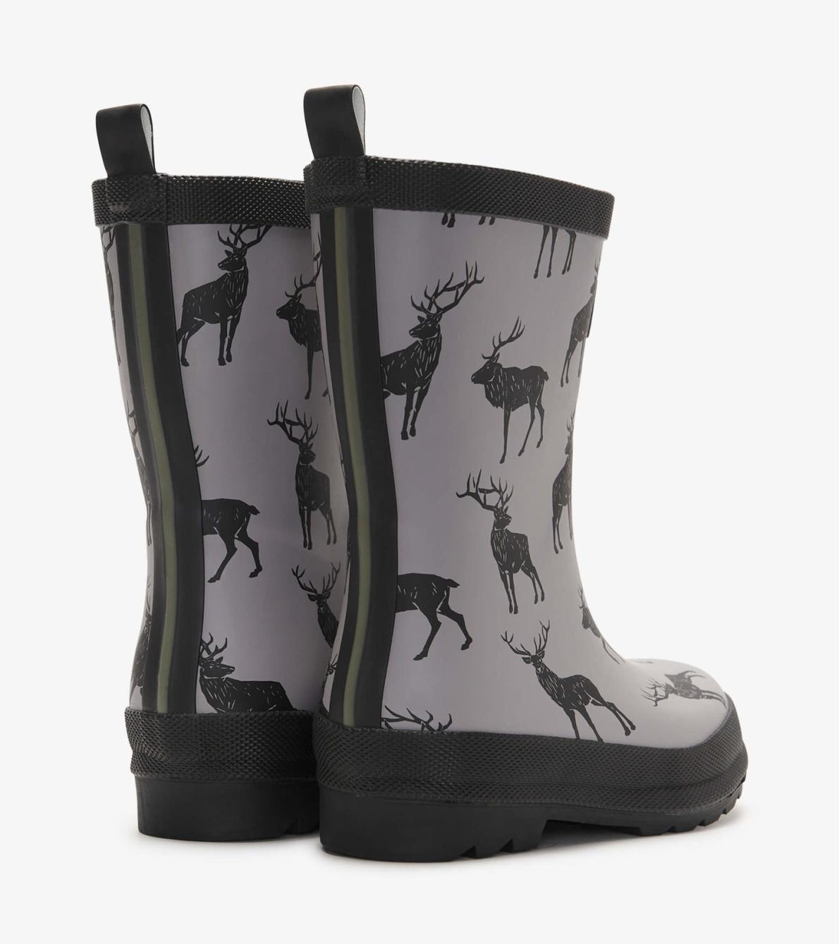 Hatley Rainwear | Boys Magestic Elk Matte Rain Boots
