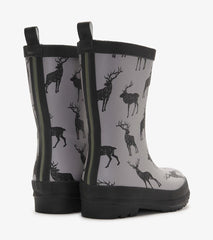 Hatley Rainwear | Boys Magestic Elk Matte Rain Boots