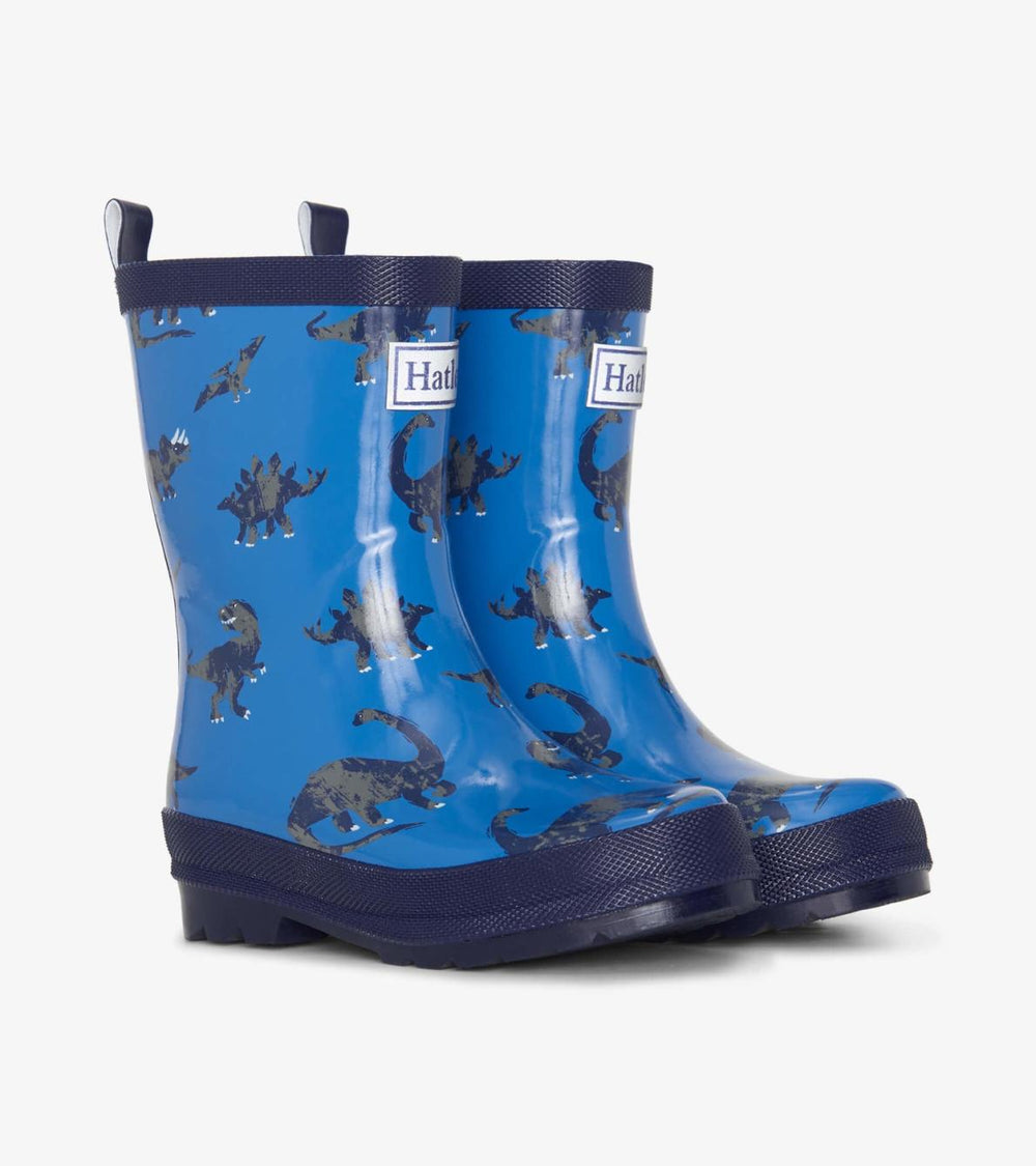 Hatley Rainwear | Boys/Baby &amp; Toddler Boys Dinosaur Shiny Rain Boots
