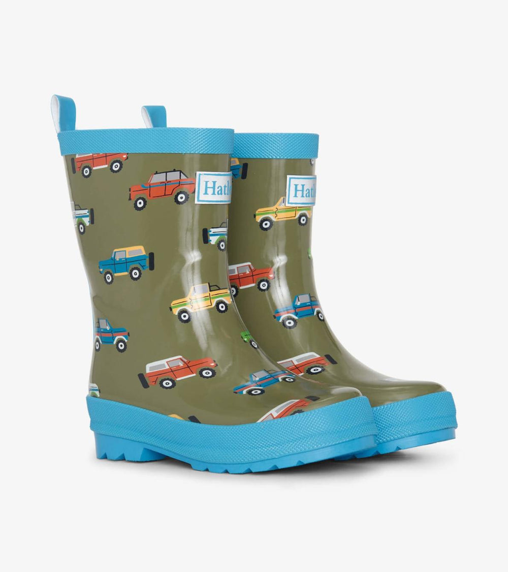 Hatley Rainwear | Boys/Baby &amp; Toddler Boys Off Roading Shiny Rain Boots
