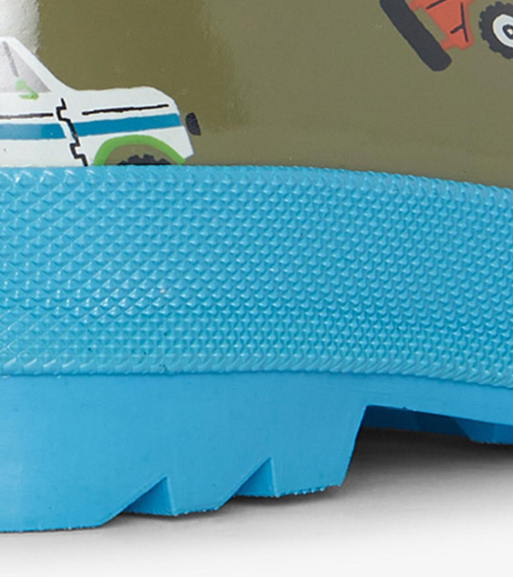 Hatley Rainwear | Boys/Baby &amp; Toddler Boys Off Roading Shiny Rain Boots