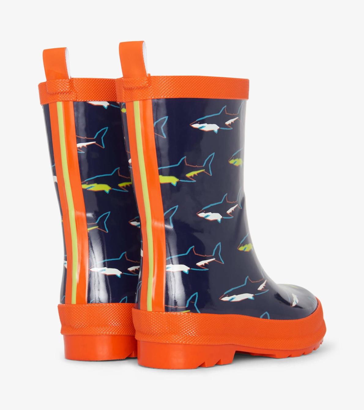 Hatley Rainwear | Boys/Baby &amp; Toddler Boys Shark Shiny Rain Boots