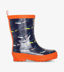 Hatley Rainwear | Boys/Baby &amp; Toddler Boys Shark Shiny Rain Boots