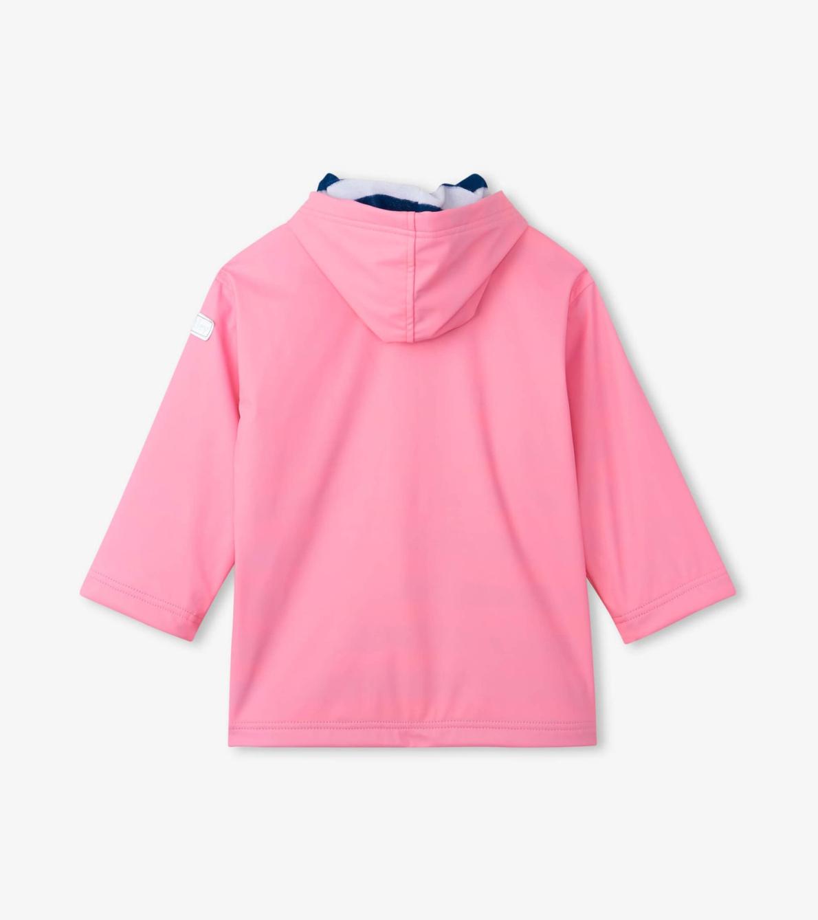 Hatley Rainwear | Girls Girls Classic Pink Zip-Up Rain Jacket