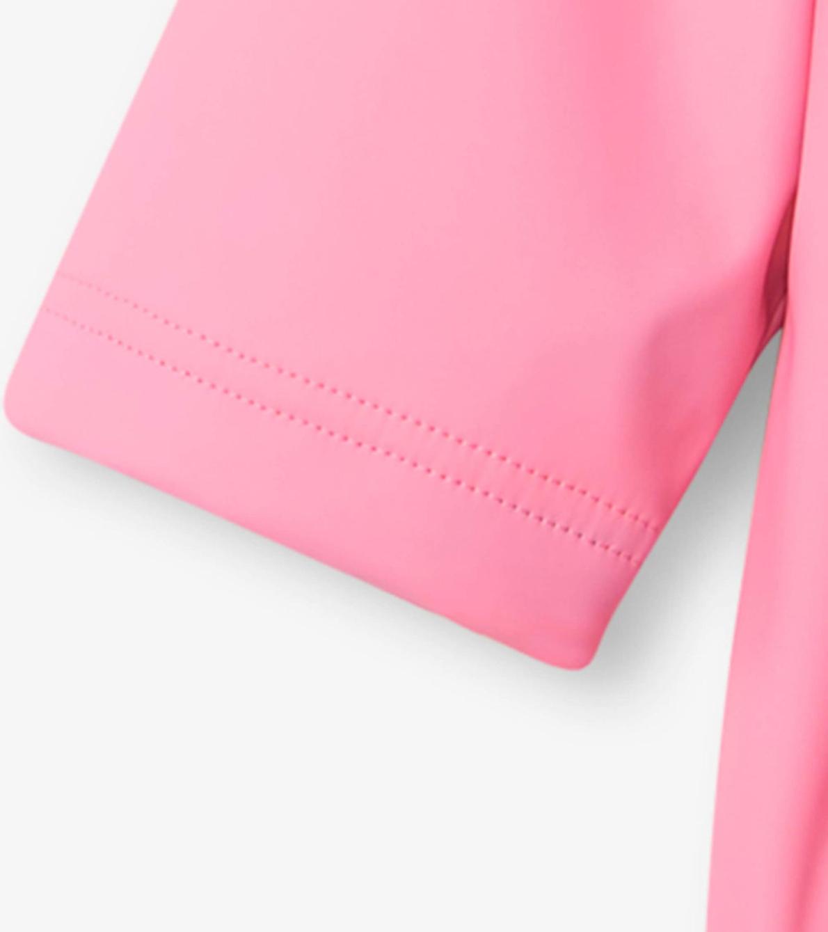 Hatley Rainwear | Girls Girls Classic Pink Zip-Up Rain Jacket