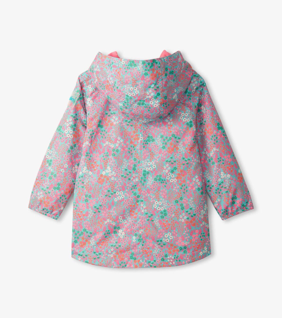 Hatley Rainwear | Girls Girls Ditsy Floral Zip-Up Lightweight Rain Jacket