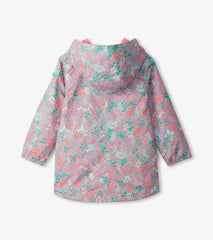 Hatley Rainwear | Girls Girls Ditsy Floral Zip-Up Lightweight Rain Jacket